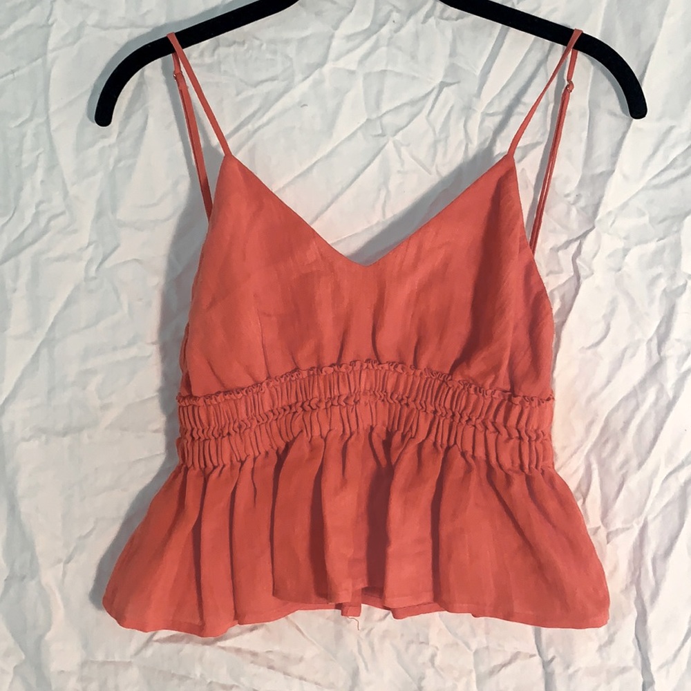Coral Cotton blouse